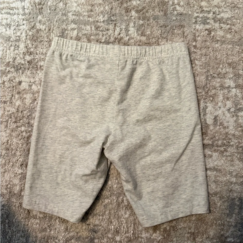Carter's Kids Light Heather Gray Biker Shorts size 8